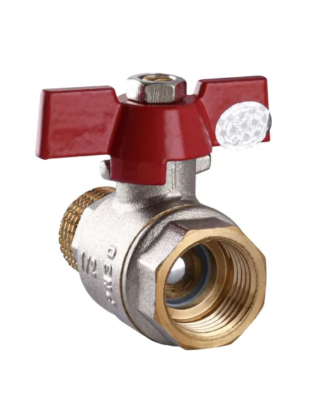 Кран шаровой прямой Solomon B1015 1/2 дюйма НВ КБ PN30 - 2