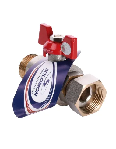 Кран шаровий Solomon 160406 3/4 PN40, прямий, для підключення газового котла - 3