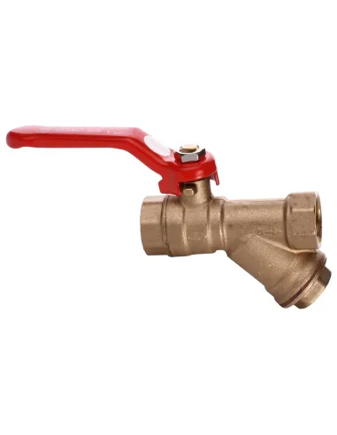 Кран шаровой с фильтром для водомера Solomon 8031 1/2 дюйма - 2