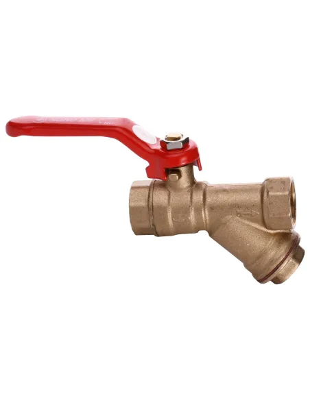 Кран шаровой с фильтром для водомера Solomon 8031 1/2 дюйма - 2