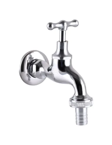 Кран вентильный для полива Solomon T5071 1/2 дюйма, хромированный - 3