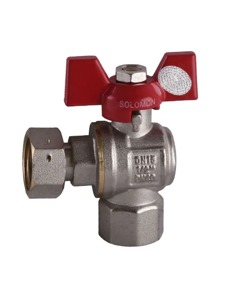 Кран шаровий Solomon 160406 1/2 ст PN40, прямий, для підключення газового котла - 1