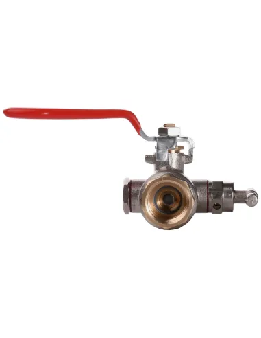 Кран шаровой полнопроходной со спускником воздуха Solomon B1018 1/2 дюйма - 3