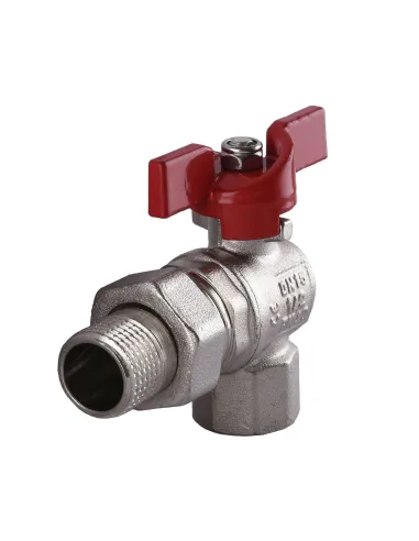 Кран шаровой Selba SL 1543 1/2 кб, с американкой, угловой - 2