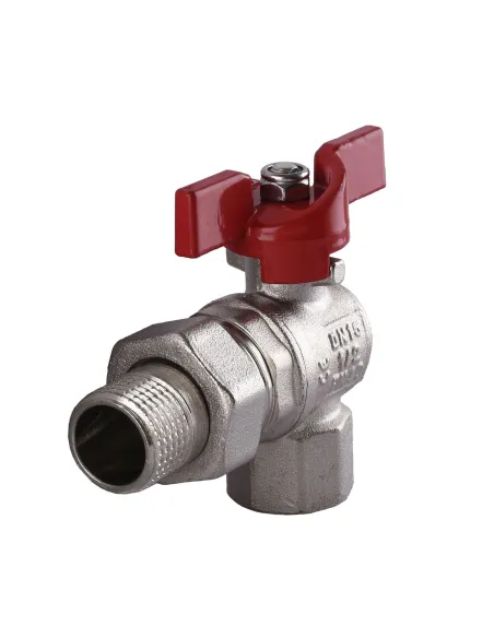 Кран шаровой Selba SL 1543 1/2 кб, с американкой, угловой - 2