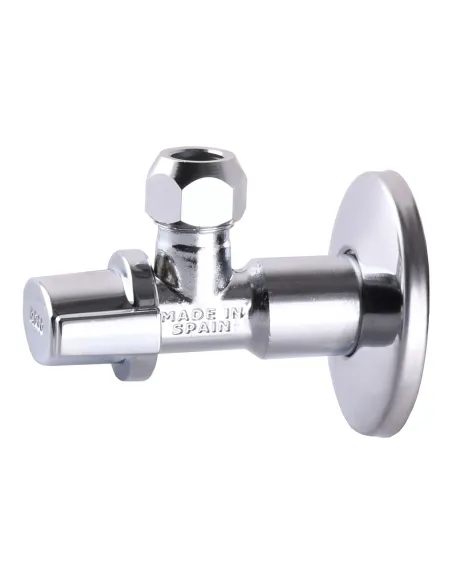 Кран приладовий Arco DE610-615 AntiLime 1/2х3/8, кутовий, кульовий, з цангою - 1