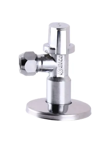 Кран приладовий Arco DE610-615 AntiLime 1/2х3/8, кутовий, кульовий, з цангою - 2