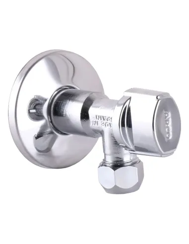 Кран приладовий Arco DE610-615 AntiLime 1/2х3/8, кутовий, кульовий, з цангою - 4