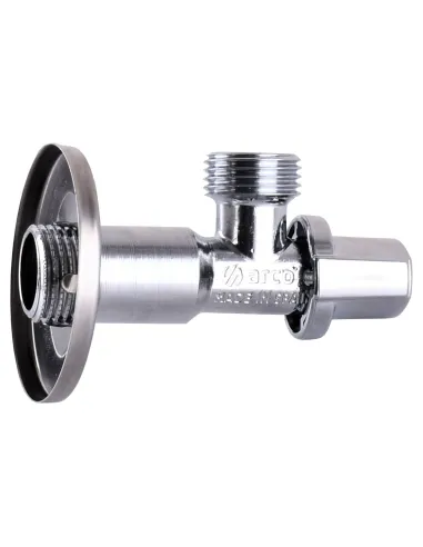 Кран приборный шаровой угловой Arco 1/2х1/2 дюйма DE705 AntiLime - 3