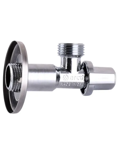 Кран приборный шаровой угловой Arco 1/2х1/2 дюйма DE705 AntiLime - 3