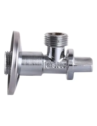 Кран приладовий Arco NOV91MAC 1/2х1/2, кутовий, кульовий, з металевою ручкою - 3