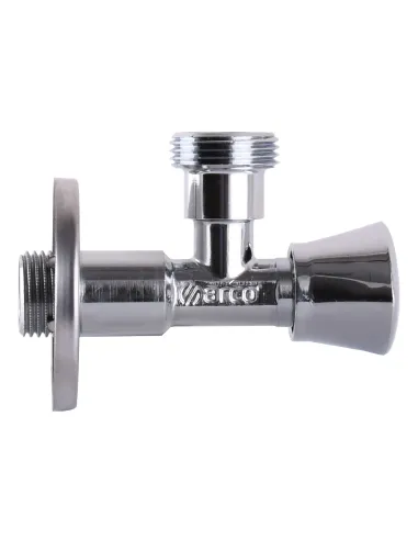 Кран приладовий Arco Zenit Z0915 1/2х3/4, кутовий, вентильний, з перехідником на 3/8 дюйма - 2