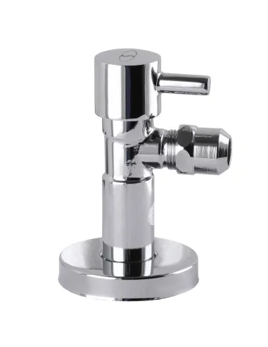 Приборный кран полуоборотный угловой Solomon Lazer 7076 1/2 х 3/8  дюйма, с цангой - 2