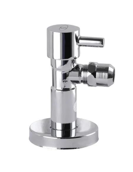 Приборный кран полуоборотный угловой Solomon Lazer 7076 1/2 х 3/8  дюйма, с цангой - 2