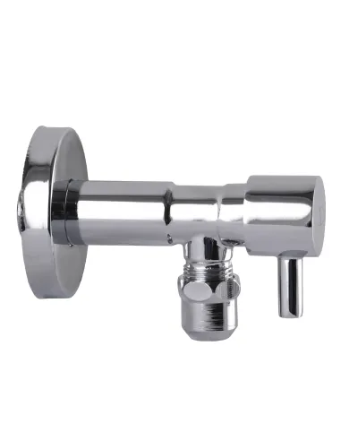 Приборный кран полуоборотный угловой Solomon Lazer 7076 1/2 х 3/8  дюйма, с цангой - 3