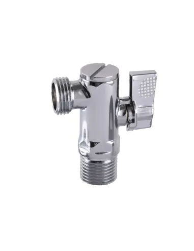 Приборный кран шаровой угловой Solomon А7041 1/2 х 1/2 дюйма, с фильтром - 4