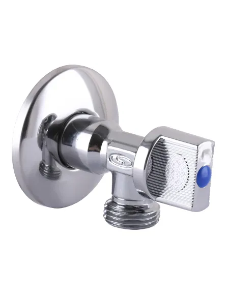 Приборный кран шаровой угловой Solomon A7032 1/2 х 3/4 дюйма - 1