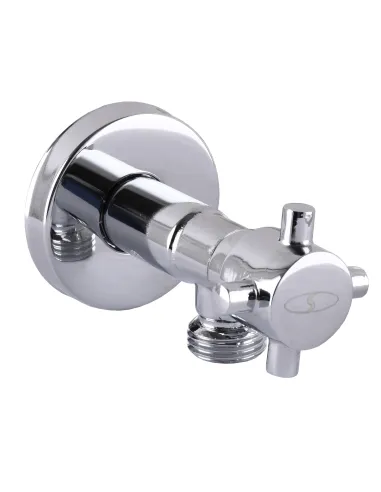 Кран приладовий Solomon Retro 7077 1/2 х 1/2, кутовий, напівоборотний - 4