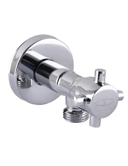 Кран приладовий Solomon Retro 7077 1/2 х 1/2, кутовий, напівоборотний - 4