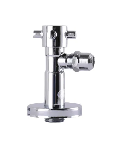 Приборный кран полуоборотный угловой Solomon Retro 7077 1/2 х 3/8 дюйма, с цангой - 4