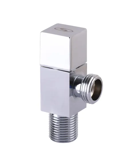 Кран приладовий Solomon Sguare 7078 1/2 х 1/2, кутовий, напівоборотний - 3