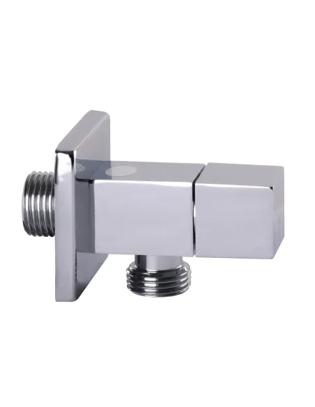 Кран приладовий Solomon Sguare 7078 1/2 х 1/2, кутовий, напівоборотний - 4