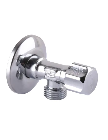 Приборный кран вентильный угловой Solomon 160403 1/2 х 3/4 дюйма - 1