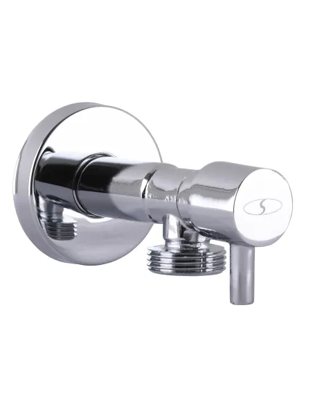 Приборный кран полуоборотный угловой Solomon Lazer 7076 1/2 х 1/2 дюйма - 1