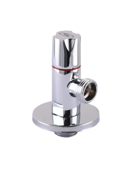 Кран приладовий Solomon 9081 1/2 x 1/2, кутовий, кульовий, напівзворотний - 3