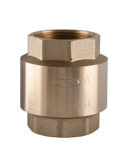 Обратный клапан с латунным штоком Solomon C6022 1 1/4 дюйма - 1