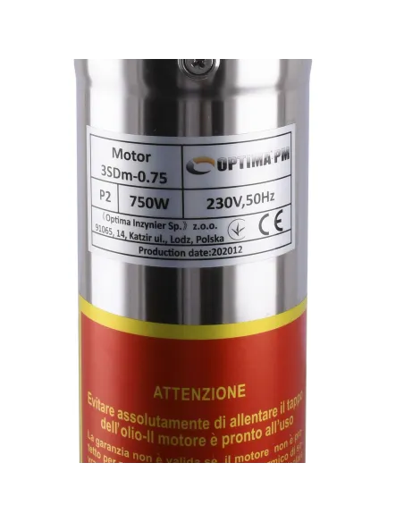 Центробежный глубинный насос Optima 3SDm 2,5/20 0.75 кВт, кабель 55 метров  - 2