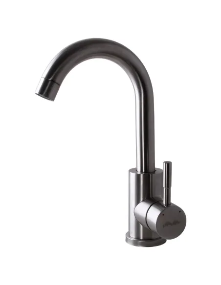 Змішувач для умивальника MixMIRA MS1-101S, нержавіюча сталь - 1