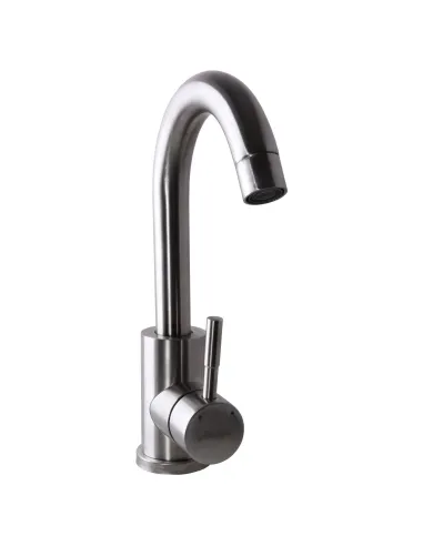 Змішувач для умивальника MixMIRA MS1-101S, нержавіюча сталь - 3