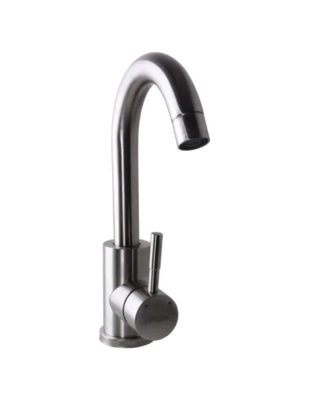 Змішувач для умивальника MixMIRA MS1-101S, нержавіюча сталь - 3