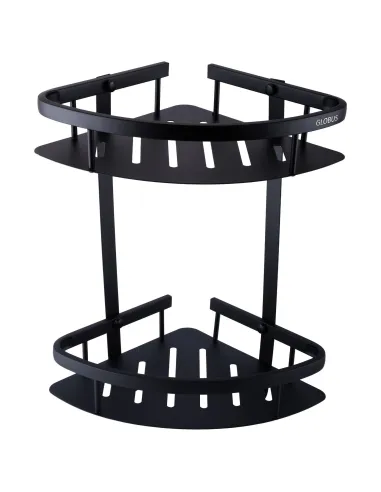 Полка для ванной Globus Lux BS8422 двойная, угловая - 3