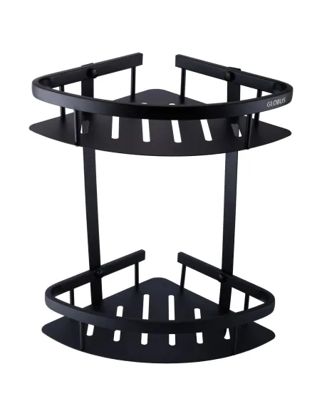 Полка для ванной Globus Lux BS8422 двойная, угловая - 3 Полка для ванной Globus Lux BS8422 двойная, угловая - 3