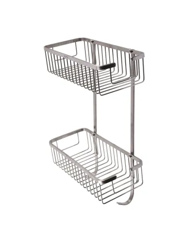 Полиця для ванної Globus Lux SQ9488, подвійна, прямокутна - 3