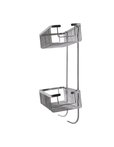 Полиця для ванної Globus Lux SQ9488, подвійна, прямокутна - 4