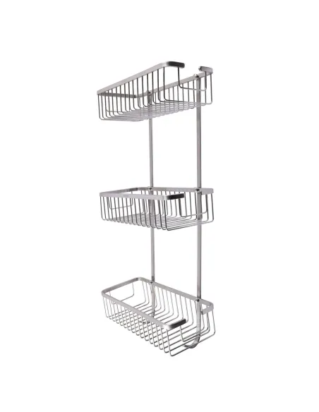 Полиця для ванної Globus Lux SQ9477, потрійна, прямокутна - 2