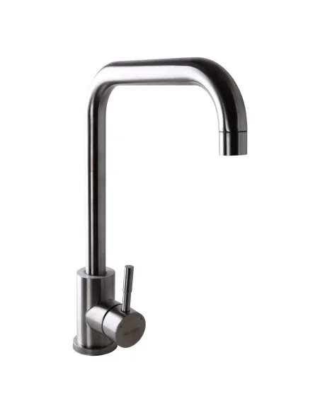 Смеситель для кухни Globus Lux Alpen SBT1-203L, нержавеющая сталь - 1