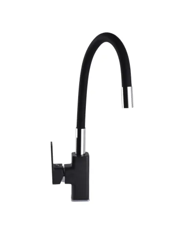 Смеситель для кухни с гибким изливом Globus Lux Milano GLM-203LR-1-Onix черный - 3