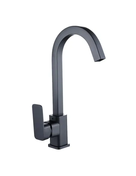 Змішувач для кухні Globus Lux Milano GLM-203SQ-BB, латунь, чорний - 2