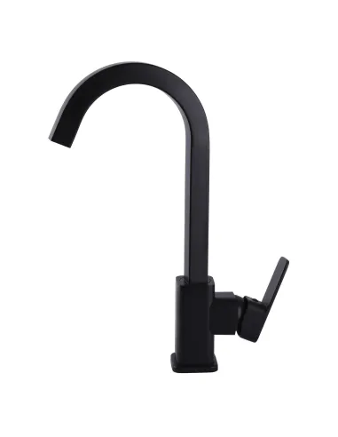 Змішувач для кухні Globus Lux Milano GLM-203SQ-BB, латунь, чорний - 4