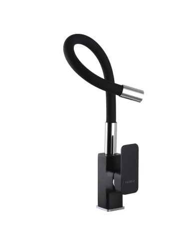Смеситель для кухни с гибким изливом Globus Lux Milano GLM-203LR-10-BB, черный - 4