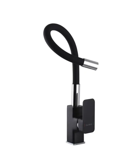 Смеситель для кухни с гибким изливом Globus Lux Milano GLM-203LR-10-BB, черный - 4
