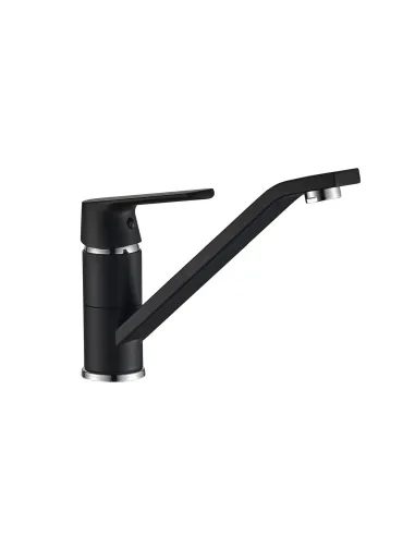 Змішувач для кухні Globus Lux Laguna GLA-0203Q-10-BB, латунь, чорний - 2