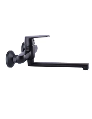 Змішувач для кухні Globus Lux Laguna GLA-0104-10-BB, латунь, чорний - 3