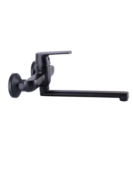 Змішувач для кухні Globus Lux Laguna GLA-0104-10-BB, латунь, чорний - 3