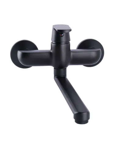 Змішувач для кухні Globus Lux Laguna GLA-0104-10-BB, латунь, чорний - 5