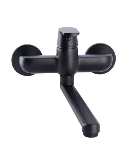 Змішувач для кухні Globus Lux Laguna GLA-0104-10-BB, латунь, чорний - 5